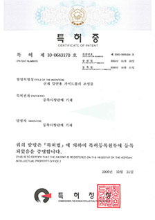 Patent No.10-0643170