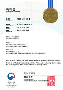 Patent No.10-1307435