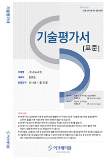 기술평가서 이크레더블 T3
